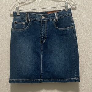 Women’s Lawman Western Slim Fit Denim  Jean Skirt Size 5